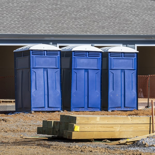 is there a specific order in which to place multiple porta potties in Staples